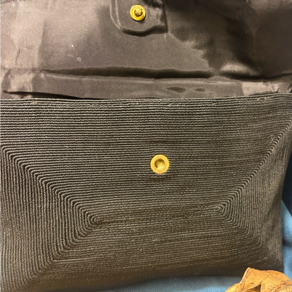 Vintage “Genuine Corde” Black Clutch/Purse - Picture 7 of 9